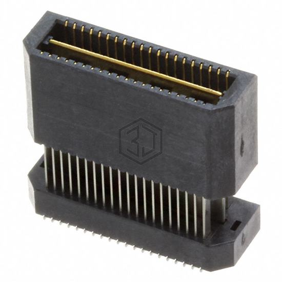 QTE-020-05-L-D-A - Samtec Inc. - Rectangular Connectors - Arrays, Edge Type, Mezzanine (Board to Board)