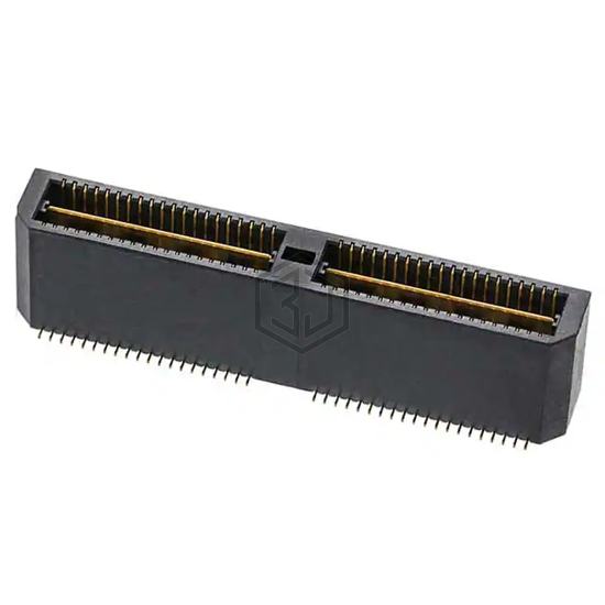 1658015-2 - TE Connectivity AMP Connectors - Rectangular Connectors - Arrays, Edge Type, Mezzanine (Board to Board)