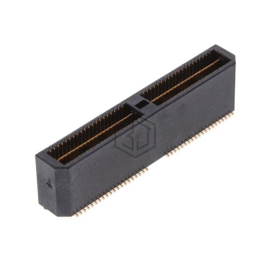 1658046-2 - TE Connectivity AMP Connectors - Rectangular Connectors - Arrays, Edge Type, Mezzanine (Board to Board)