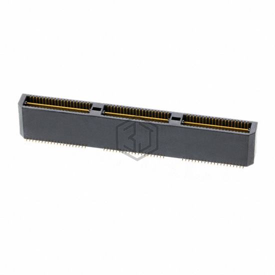 1658015-3 - TE Connectivity AMP Connectors - Rectangular Connectors - Arrays, Edge Type, Mezzanine (Board to Board)