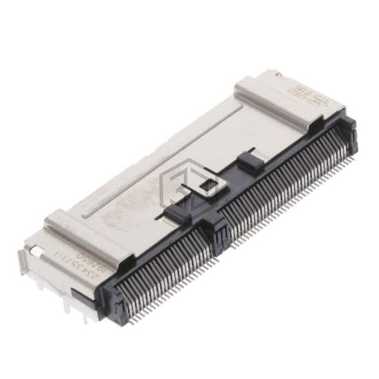 2343571-1 - TE Connectivity AMP Connectors - Rectangular Connectors - Arrays, Edge Type, Mezzanine (Board to Board)