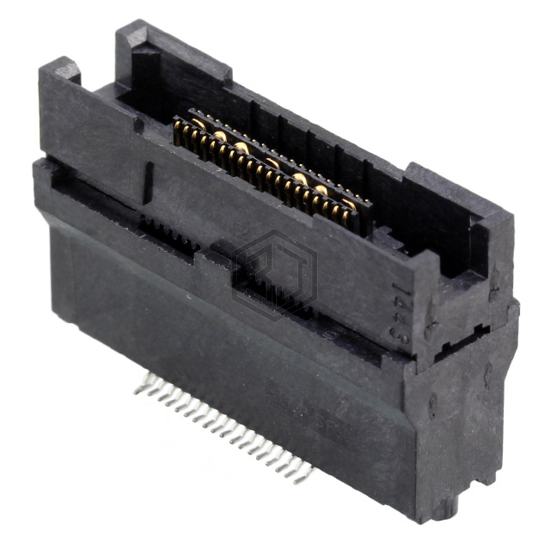 5767130-1 - TE Connectivity AMP Connectors - Rectangular Connectors - Arrays, Edge Type, Mezzanine (Board to Board)