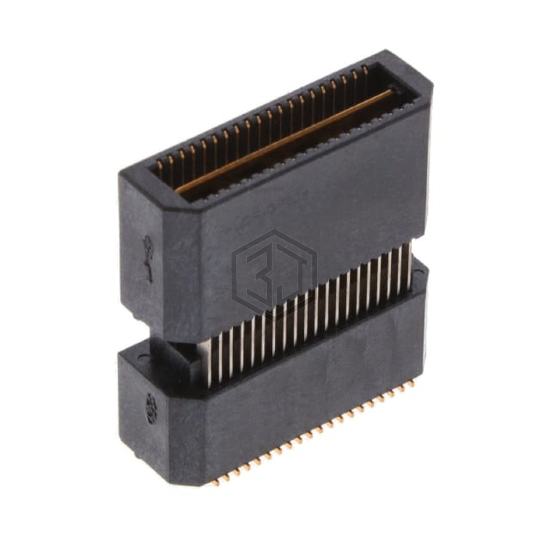 1658049-1 - TE Connectivity AMP Connectors - Rectangular Connectors - Arrays, Edge Type, Mezzanine (Board to Board)