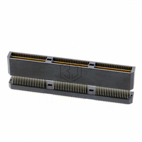 1658017-3 - TE Connectivity AMP Connectors - Rectangular Connectors - Arrays, Edge Type, Mezzanine (Board to Board)