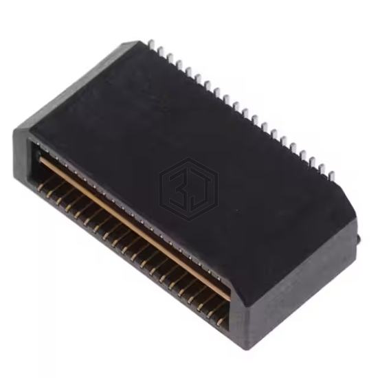 QTE-020-03-F-D-A-K - Samtec Inc. - Rectangular Connectors - Arrays, Edge Type, Mezzanine (Board to Board)