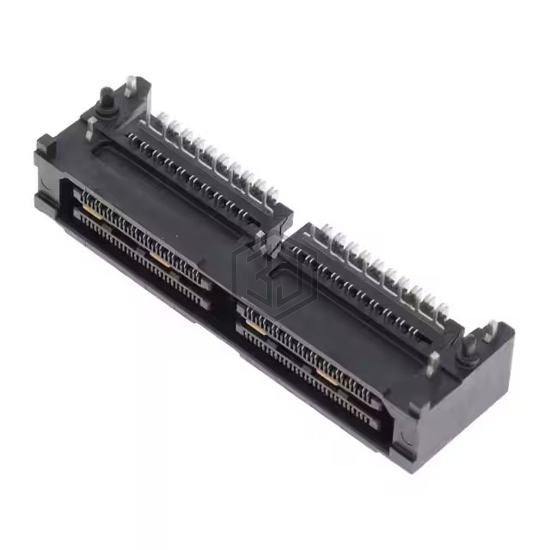 QSH-040-01-F-D-DP-RA - Samtec Inc. - Rectangular Connectors - Arrays, Edge Type, Mezzanine (Board to Board)