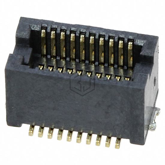10132797-025100LF - Amphenol ICC (FCI) - Rectangular Connectors - Arrays, Edge Type, Mezzanine (Board to Board)