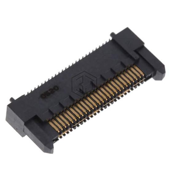 QRM8-026-07.0-L-D-A-GP - Samtec Inc. - Rectangular Connectors - Arrays, Edge Type, Mezzanine (Board to Board)