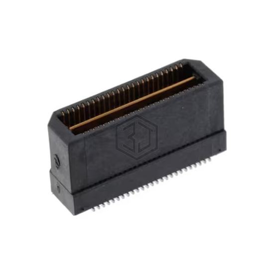 QTS-025-03-F-D-A - Samtec Inc. - Rectangular Connectors - Arrays, Edge Type, Mezzanine (Board to Board)