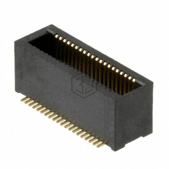 WR-40P-VF60-N1 - JAE Electronics - Rectangular Connectors - Arrays, Edge Type, Mezzanine (Board to Board)
