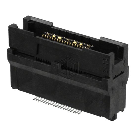 767130-1 - TE Connectivity AMP Connectors - Rectangular Connectors - Arrays, Edge Type, Mezzanine (Board to Board)