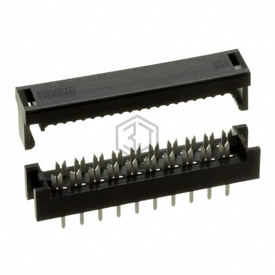 FTR-20-T - Adam Tech - Rectangular Connectors - Board In, Direct Wire to Board