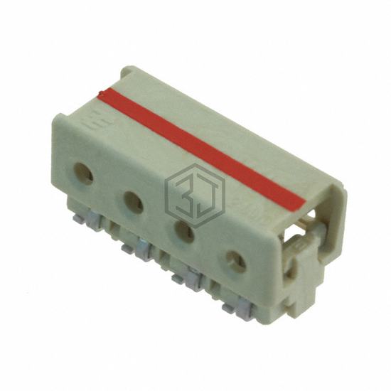 3-2106431-4 - TE Connectivity AMP Connectors - Rectangular Connectors - Board In, Direct Wire to Board