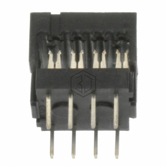 746611-7 - TE Connectivity AMP Connectors - Rectangular Connectors - Board In, Direct Wire to Board