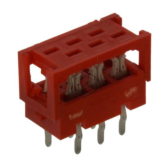 215570-6 - TE Connectivity AMP Connectors - Rectangular Connectors - Board In, Direct Wire to Board