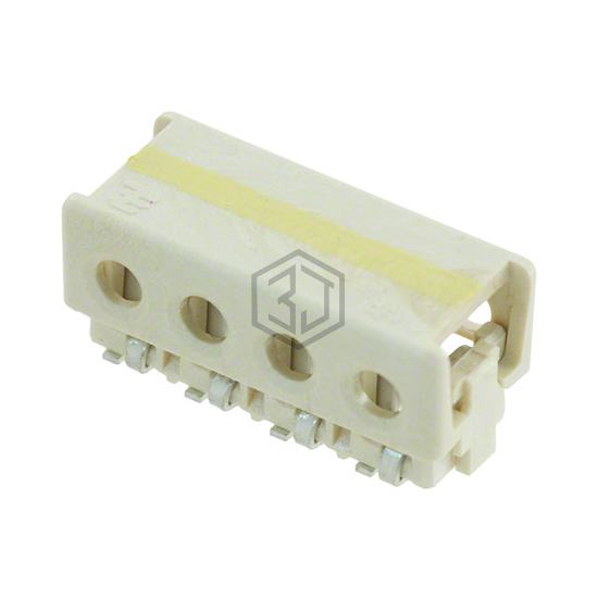 2106431-4 - TE Connectivity AMP Connectors - Rectangular Connectors - Board In, Direct Wire to Board