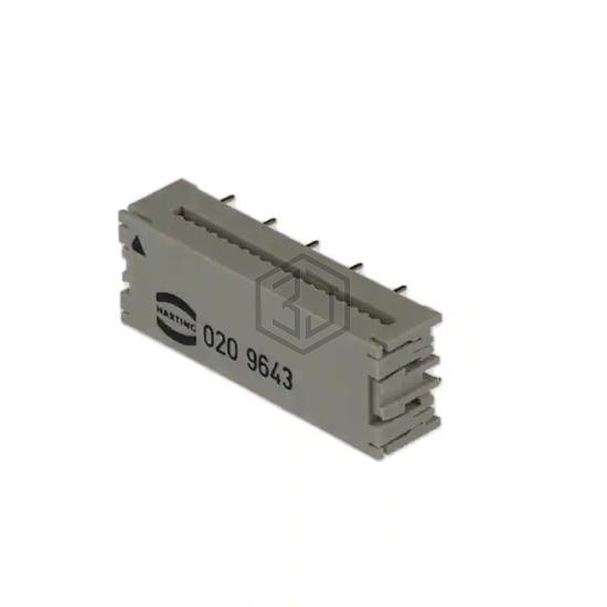 09190209643 - HARTING - Rectangular Connectors - Board In, Direct Wire to Board