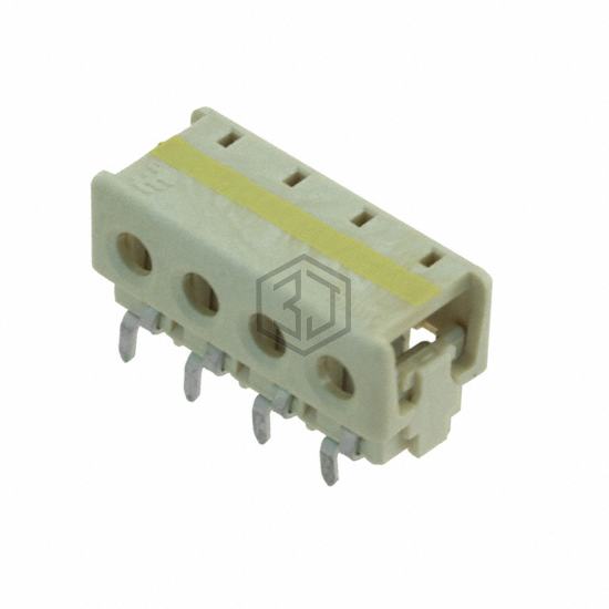 2106489-4 - TE Connectivity AMP Connectors - Rectangular Connectors - Board In, Direct Wire to Board