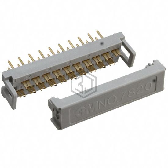 7820-0006PR - 3M - Rectangular Connectors - Board In, Direct Wire to Board