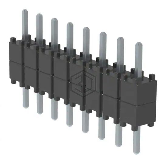 DW-08-07-T-S-200 - Samtec Inc. - Rectangular Connectors - Board Spacers, Stackers (Board to Board)