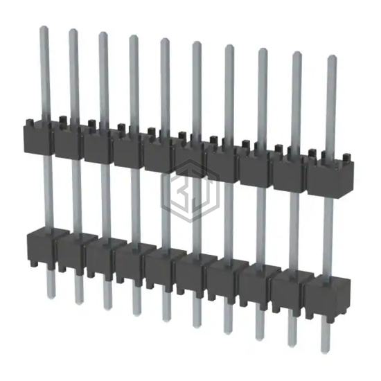 DW-10-10-T-S-450 - Samtec Inc. - Rectangular Connectors - Board Spacers, Stackers (Board to Board)
