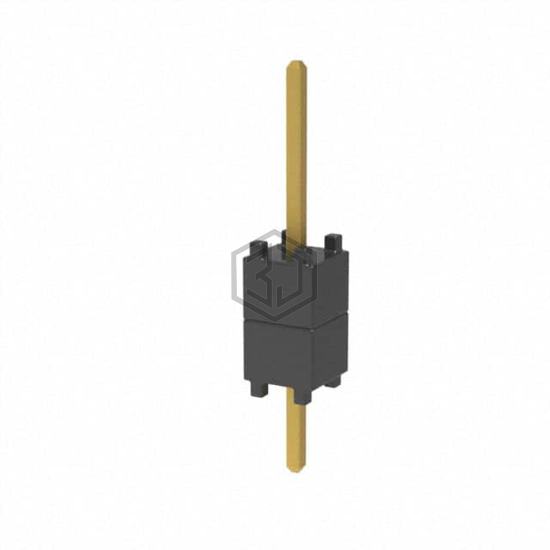 DW-01-08-G-S-200 - Samtec Inc. - Rectangular Connectors - Board Spacers, Stackers (Board to Board)