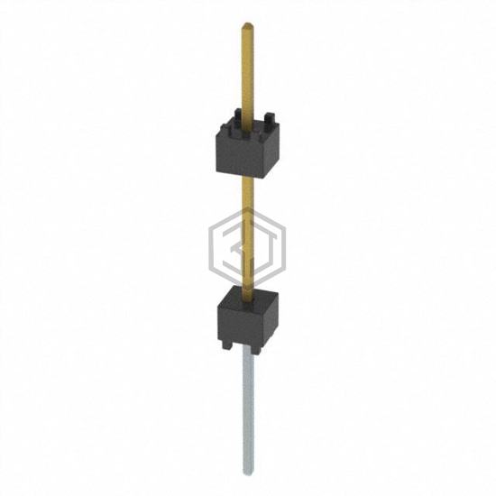 EW-01-12-F-S-500 - Samtec Inc. - Rectangular Connectors - Board Spacers, Stackers (Board to Board)