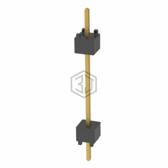 DW-01-10-G-S-600 - Samtec Inc. - Rectangular Connectors - Board Spacers, Stackers (Board to Board)