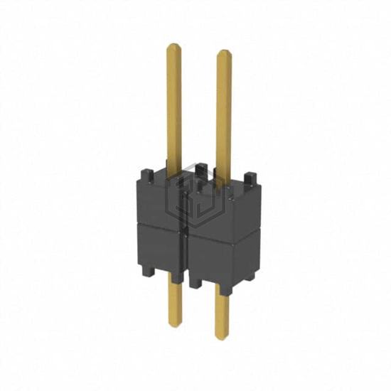 DW-02-08-G-S-200 - Samtec Inc. - Rectangular Connectors - Board Spacers, Stackers (Board to Board)