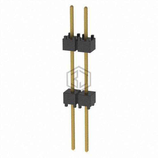 EW-02-12-G-S-500 - Samtec Inc. - Rectangular Connectors - Board Spacers, Stackers (Board to Board)