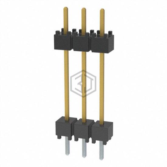 DW-03-10-F-S-600 - Samtec Inc. - Rectangular Connectors - Board Spacers, Stackers (Board to Board)