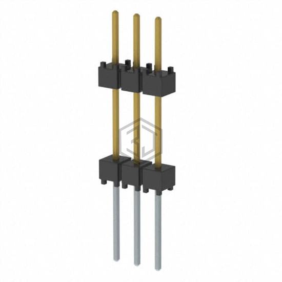 EW-03-12-L-S-500 - Samtec Inc. - Rectangular Connectors - Board Spacers, Stackers (Board to Board)