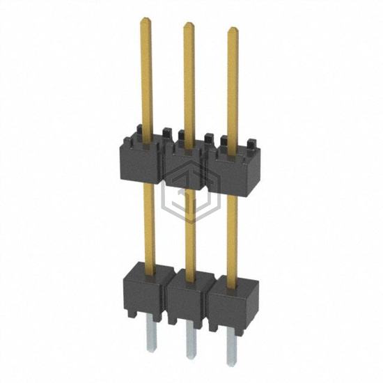 DW-03-10-S-S-450 - Samtec Inc. - Rectangular Connectors - Board Spacers, Stackers (Board to Board)