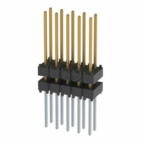 EW-05-12-L-D-250 - Samtec Inc. - Rectangular Connectors - Board Spacers, Stackers (Board to Board)