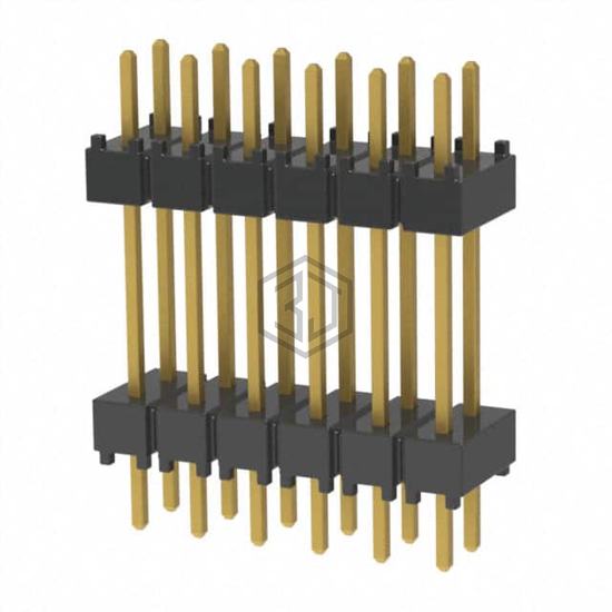 DW-06-10-G-D-500 - Samtec Inc. - Rectangular Connectors - Board Spacers, Stackers (Board to Board)