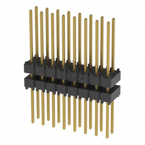 EW-08-12-G-D-250 - Samtec Inc. - Rectangular Connectors - Board Spacers, Stackers (Board to Board)