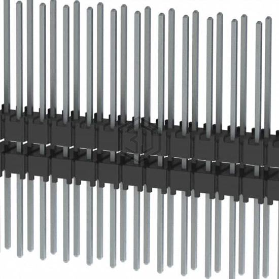 EW-16-12-T-D-250 - Samtec Inc. - Rectangular Connectors - Board Spacers, Stackers (Board to Board)