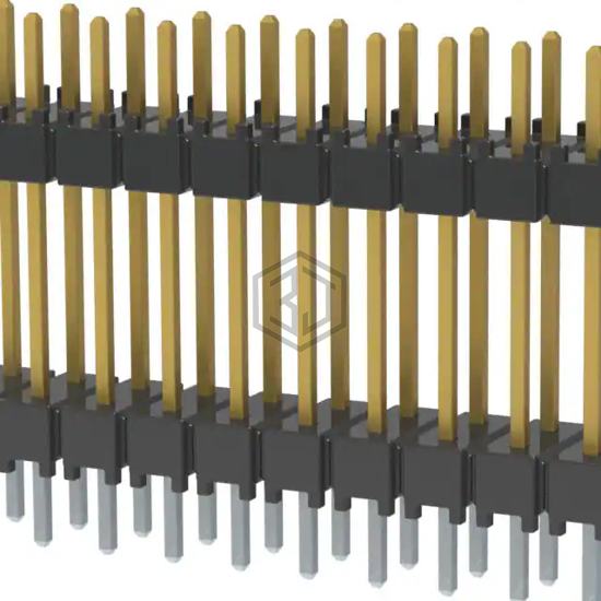 DW-12-10-S-D-500 - Samtec Inc. - Rectangular Connectors - Board Spacers, Stackers (Board to Board)