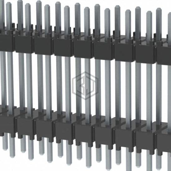 DW-20-10-T-D-500 - Samtec Inc. - Rectangular Connectors - Board Spacers, Stackers (Board to Board)