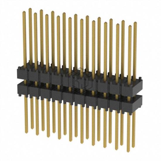 EW-10-12-G-D-250 - Samtec Inc. - Rectangular Connectors - Board Spacers, Stackers (Board to Board)
