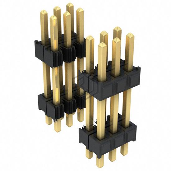 DW-27-11-G-S-600 - Samtec Inc. - Rectangular Connectors - Board Spacers, Stackers (Board to Board)