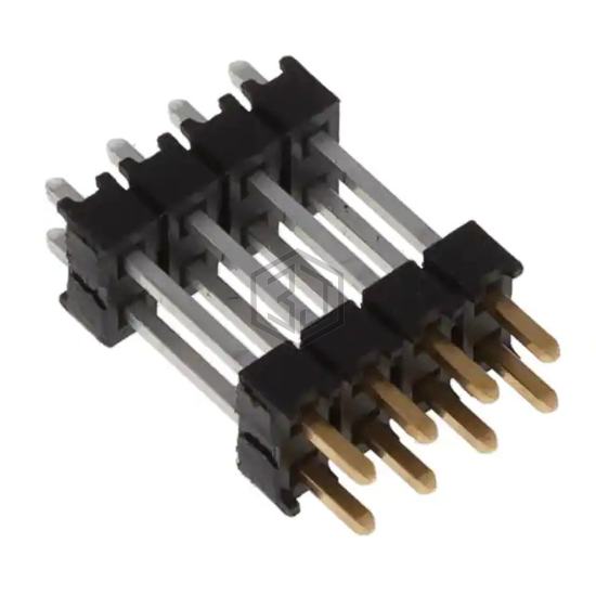 DW-04-15-L-D-450 - Samtec Inc. - Rectangular Connectors - Board Spacers, Stackers (Board to Board)