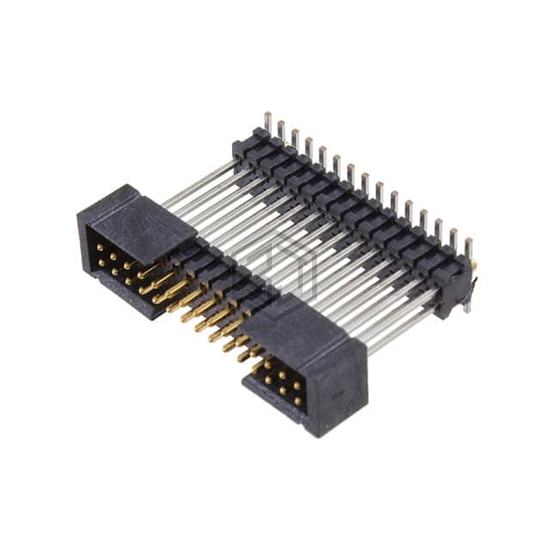 FW-15-05-F-D-505-075-ES-A - Samtec Inc. - Rectangular Connectors - Board Spacers, Stackers (Board to Board)