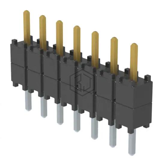 DW-07-07-F-S-200 - Samtec Inc. - Rectangular Connectors - Board Spacers, Stackers (Board to Board)