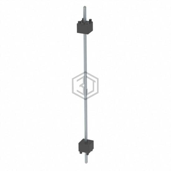 DW-01-14-T-S-1200 - Samtec Inc. - Rectangular Connectors - Board Spacers, Stackers (Board to Board)