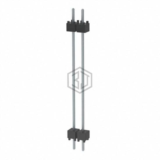 DW-02-14-T-S-1200 - Samtec Inc. - Rectangular Connectors - Board Spacers, Stackers (Board to Board)