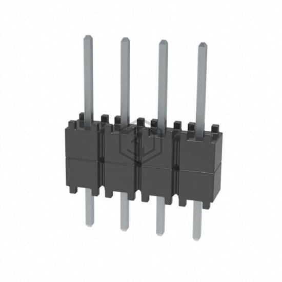 DW-04-08-T-S-200 - Samtec Inc. - Rectangular Connectors - Board Spacers, Stackers (Board to Board)