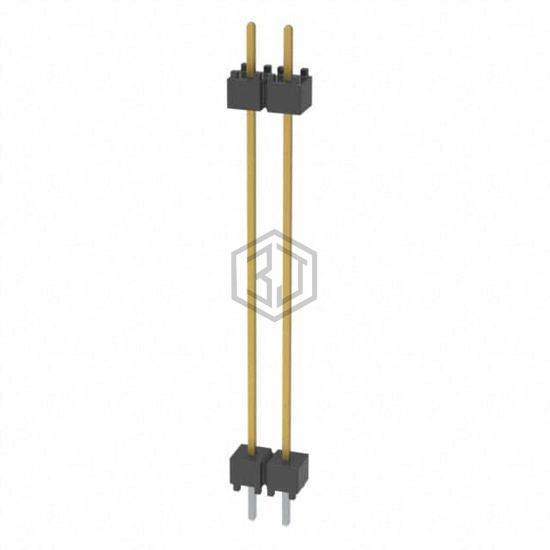 DW-02-14-L-S-1200 - Samtec Inc. - Rectangular Connectors - Board Spacers, Stackers (Board to Board)