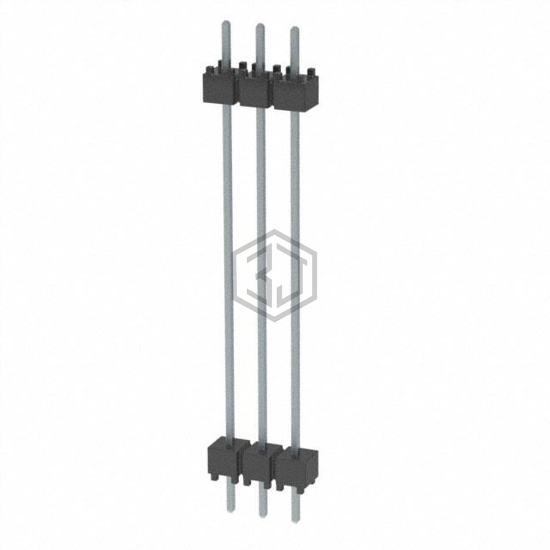 DW-03-14-T-S-1200 - Samtec Inc. - Rectangular Connectors - Board Spacers, Stackers (Board to Board)