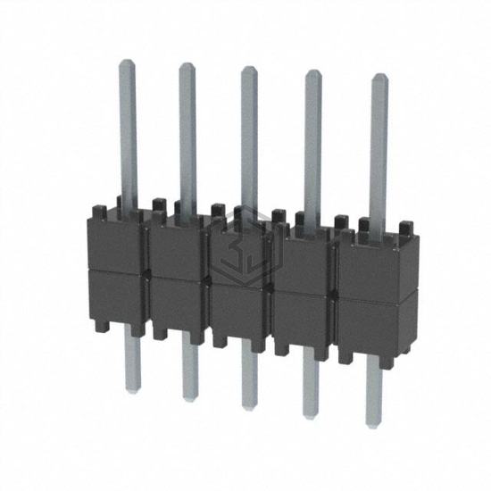 DW-05-08-T-S-200 - Samtec Inc. - Rectangular Connectors - Board Spacers, Stackers (Board to Board)